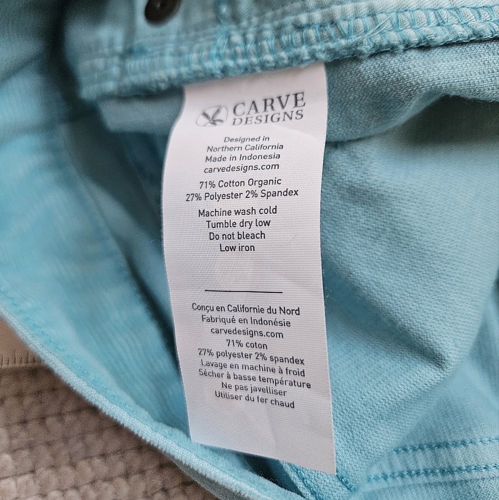 Carve Designs Teal Jean Shorts - Picture 8 of 8